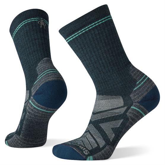 Smartwool Womens Hike Light Cushion Crew Socks  Twilight Blue
