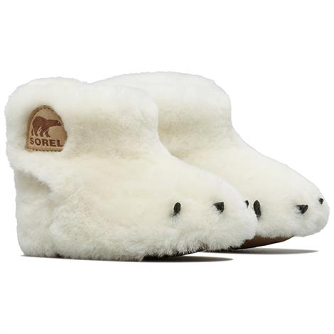 Sorel Bear Paw Slipper Kids  Sea Salt   Beach