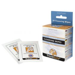 Travelsafe Cleansing Wipes  10 St  - Desinfektionsservietter