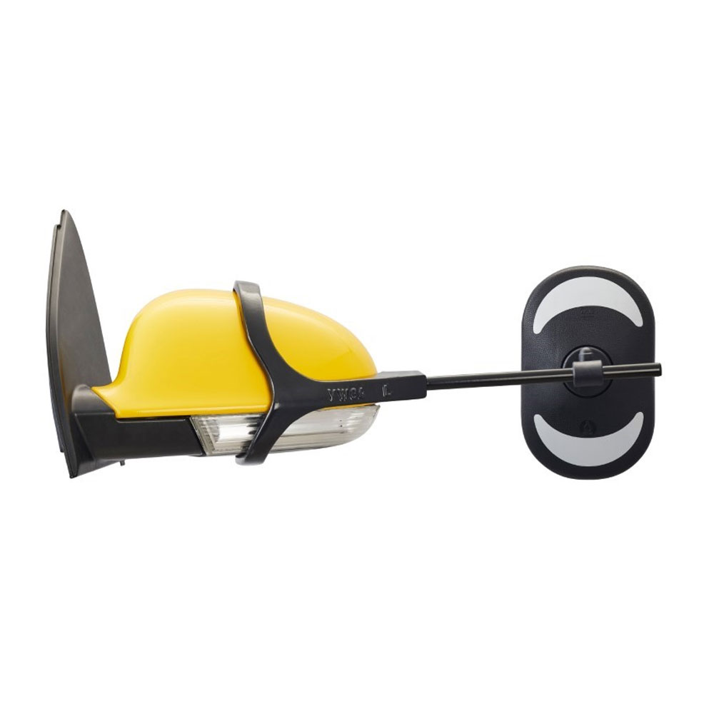 Emuk Campingspejle Vw Eos  2005 - 2010  Inkl  2 Stk  Standard Spejlhoveder Med Konveks Spejlglas