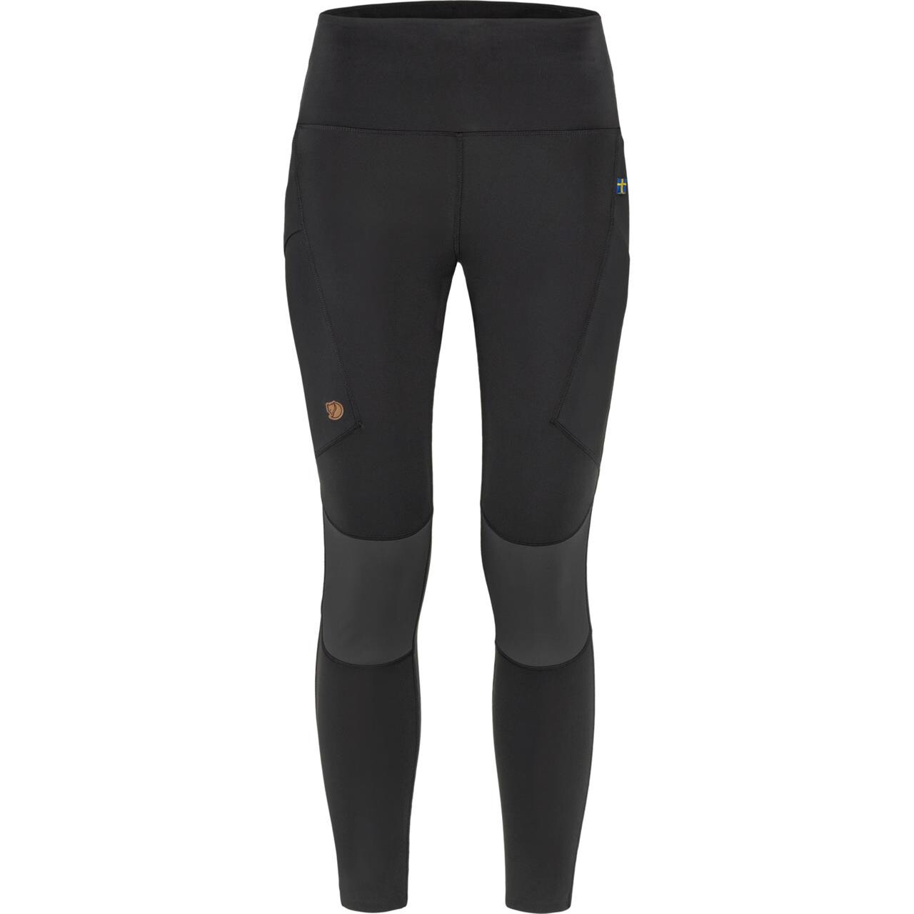 Fj? Llr? Ven Womens Abisko Trekking Tights Pro   Sort  Black-iron Grey 550-048  X-large