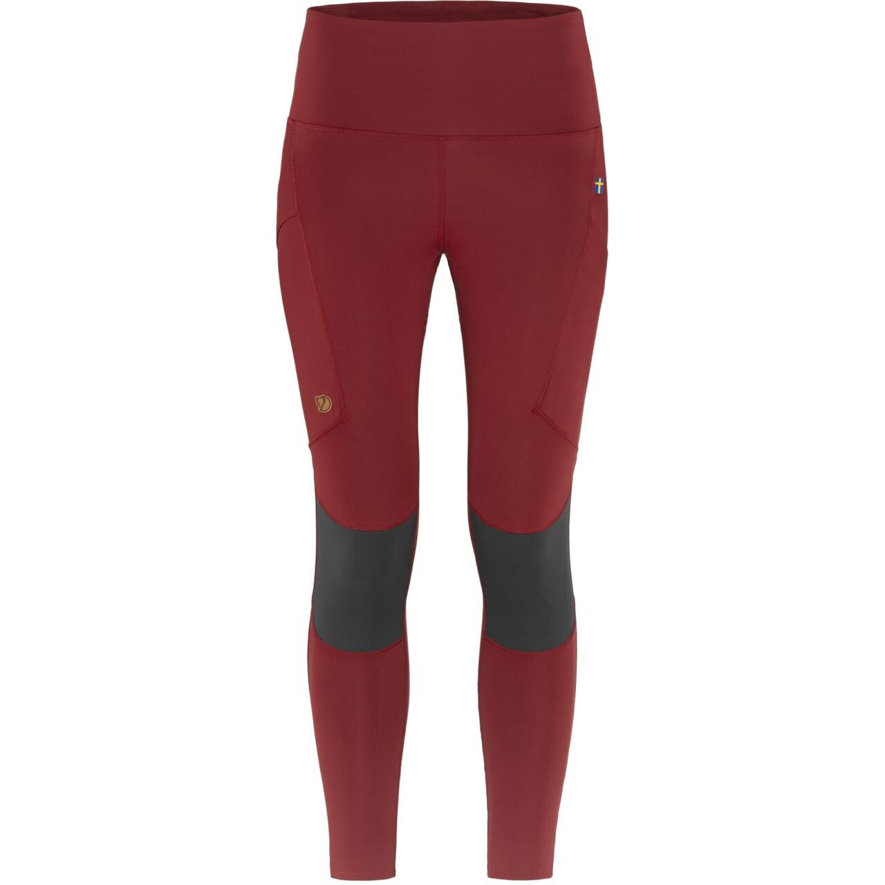 Fj? Llr? Ven Womens Abisko Trekking Tights Pro   Rød  Pomegran Red-iron Grey 346-048  Large