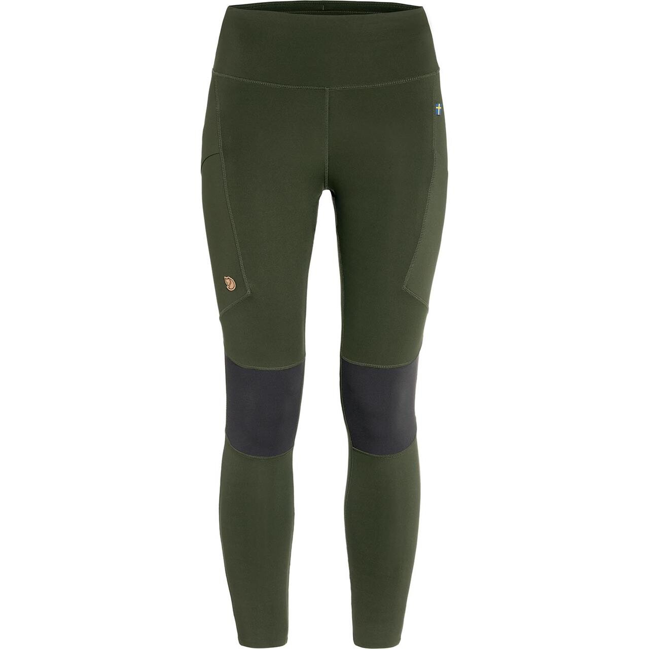 Fj? Llr? Ven Womens Abisko Trekking Tights Pro   Grøn  Deep Forest-iron Grey 662-048  Large