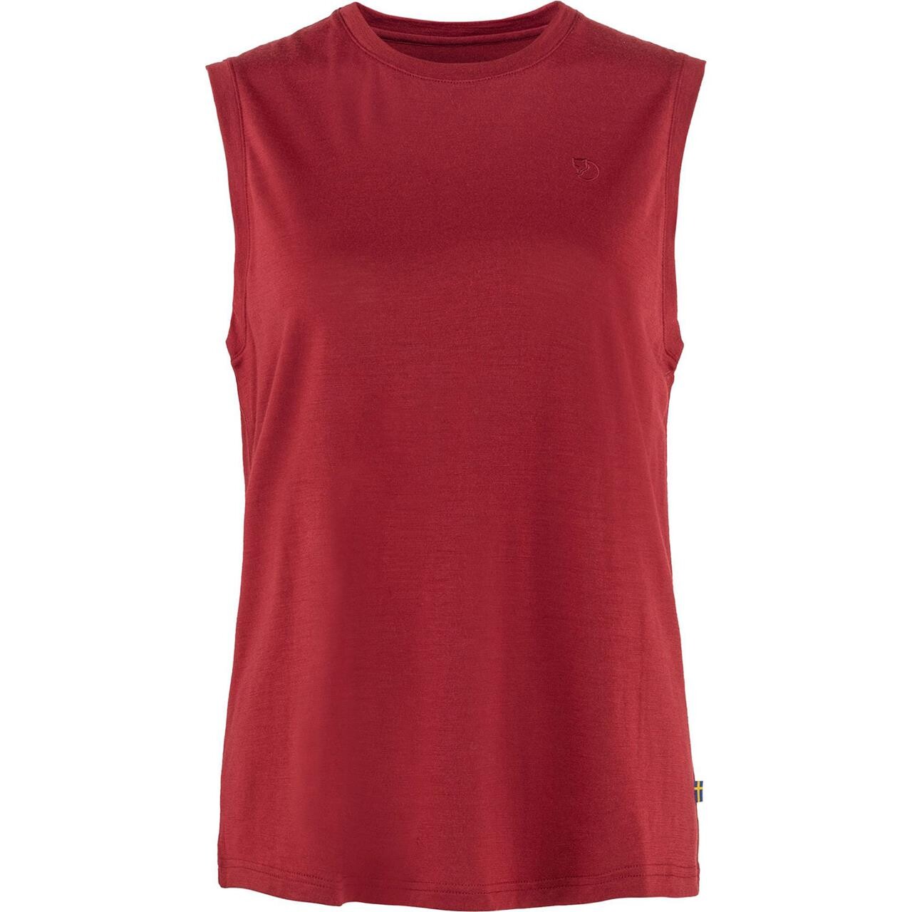 Fj? Llr? Ven Womens Abisko Wool Tank Top   Rød  Pomegranate Red 346  X-large