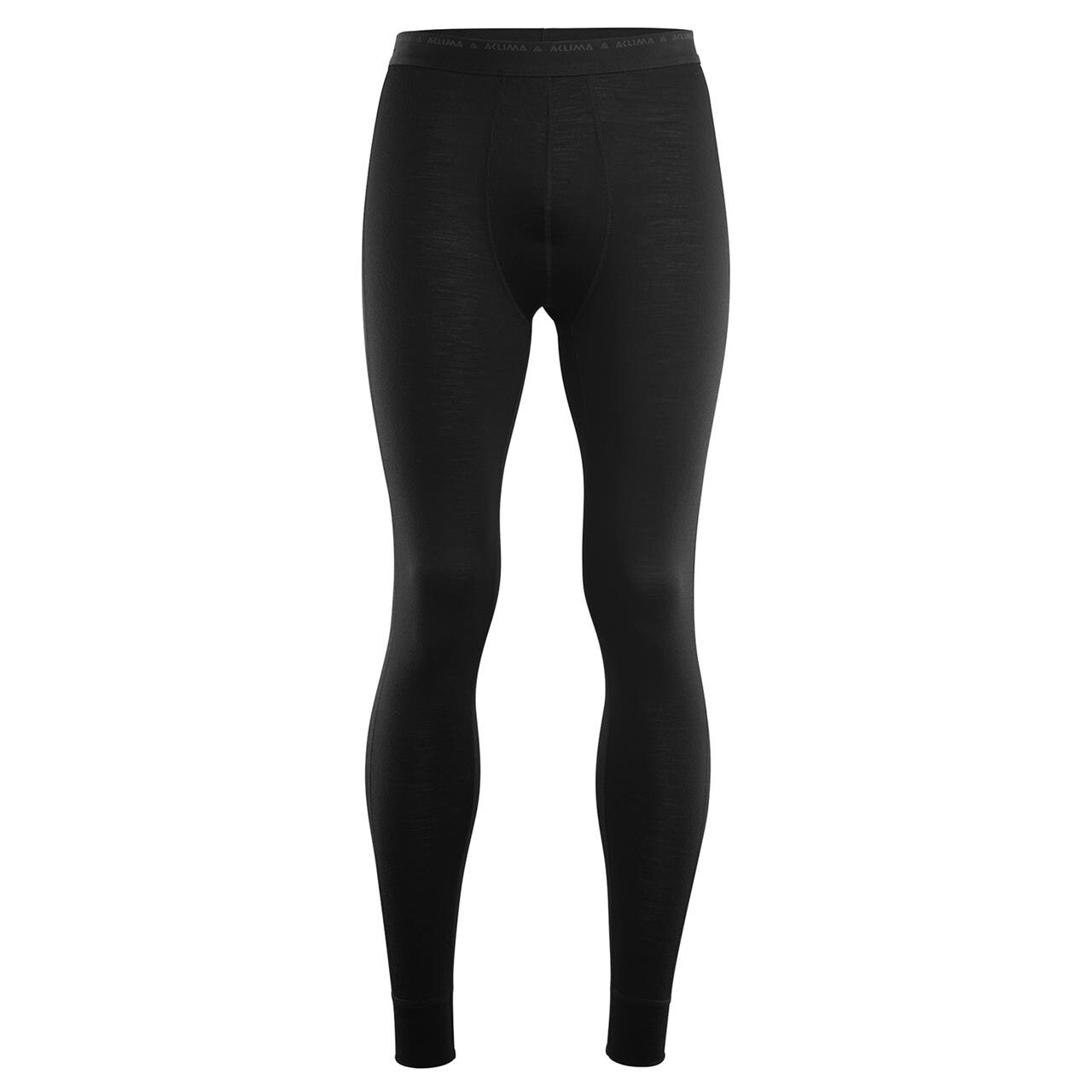 Aclima Mens Lightwool Longs  Sort  Jet Black  Xxx-large
