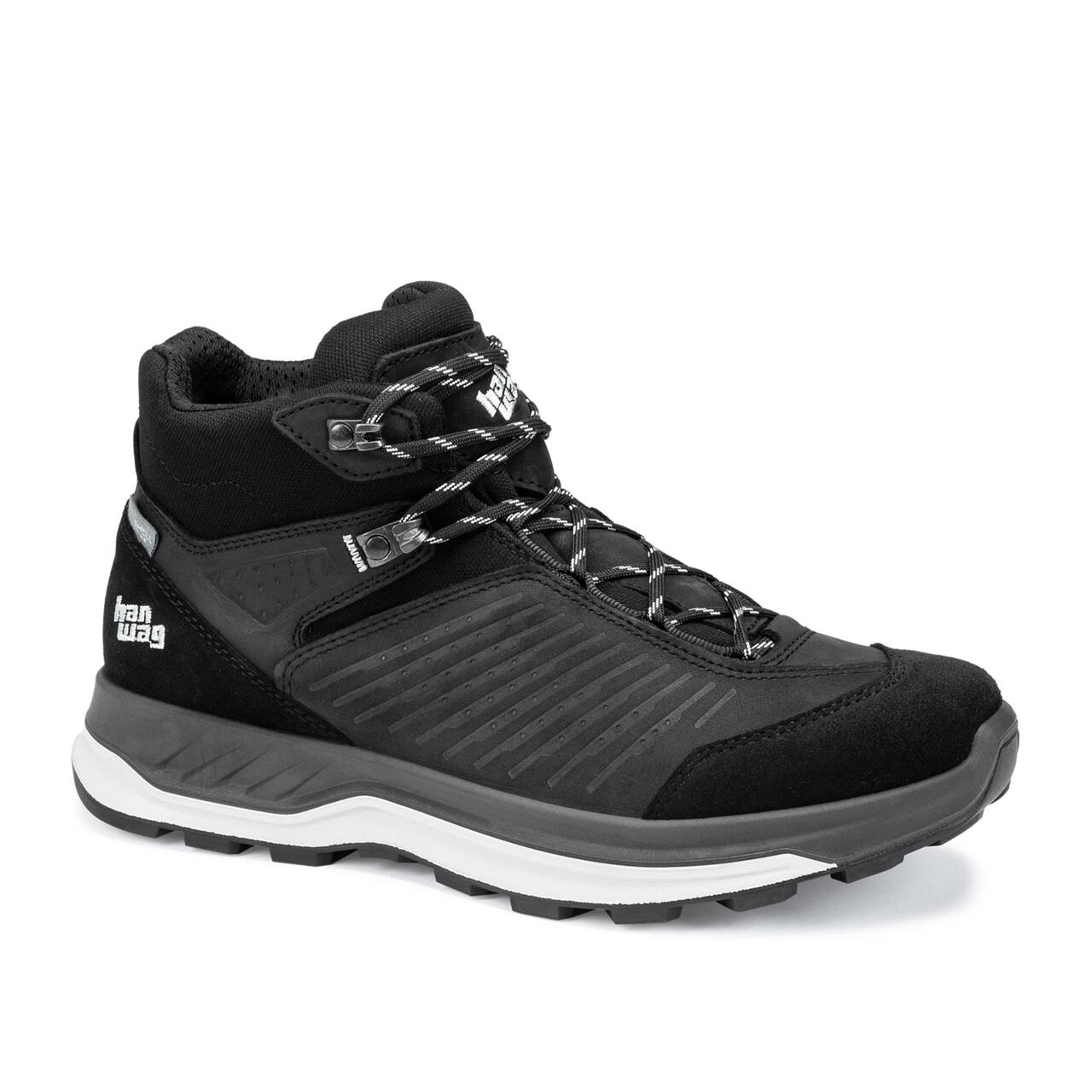 Hanwag Mens Bluestrait Es  Sort  Black Light Grey  48