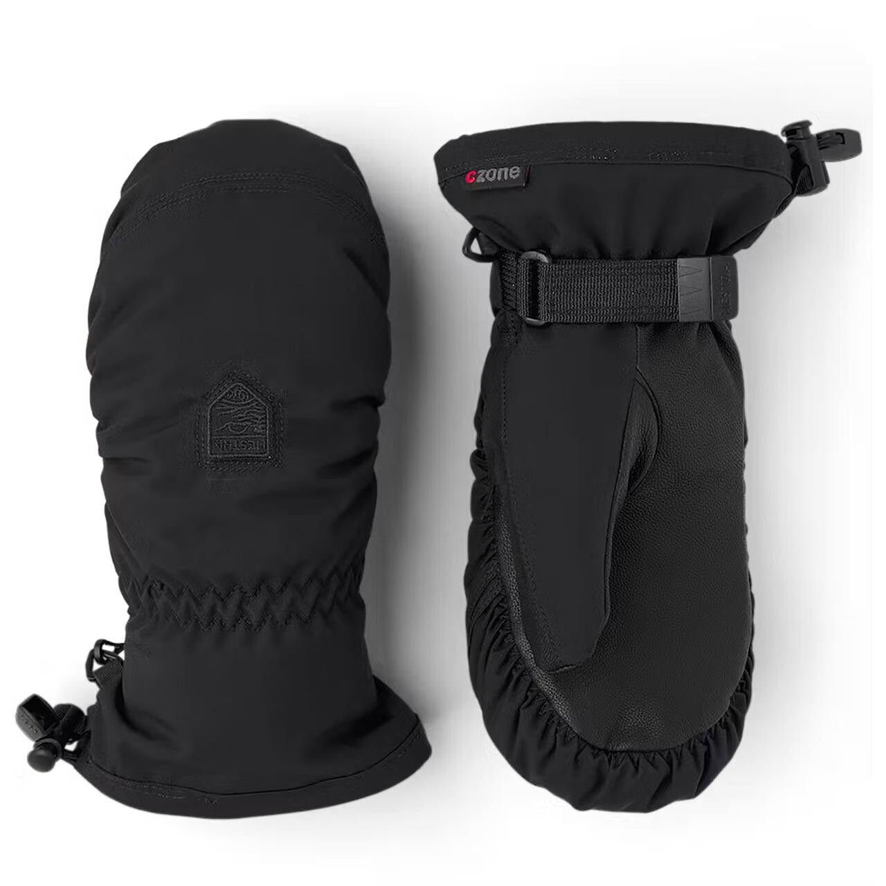Hestra Womens Powder Czone Mitt  Sort  Black  9