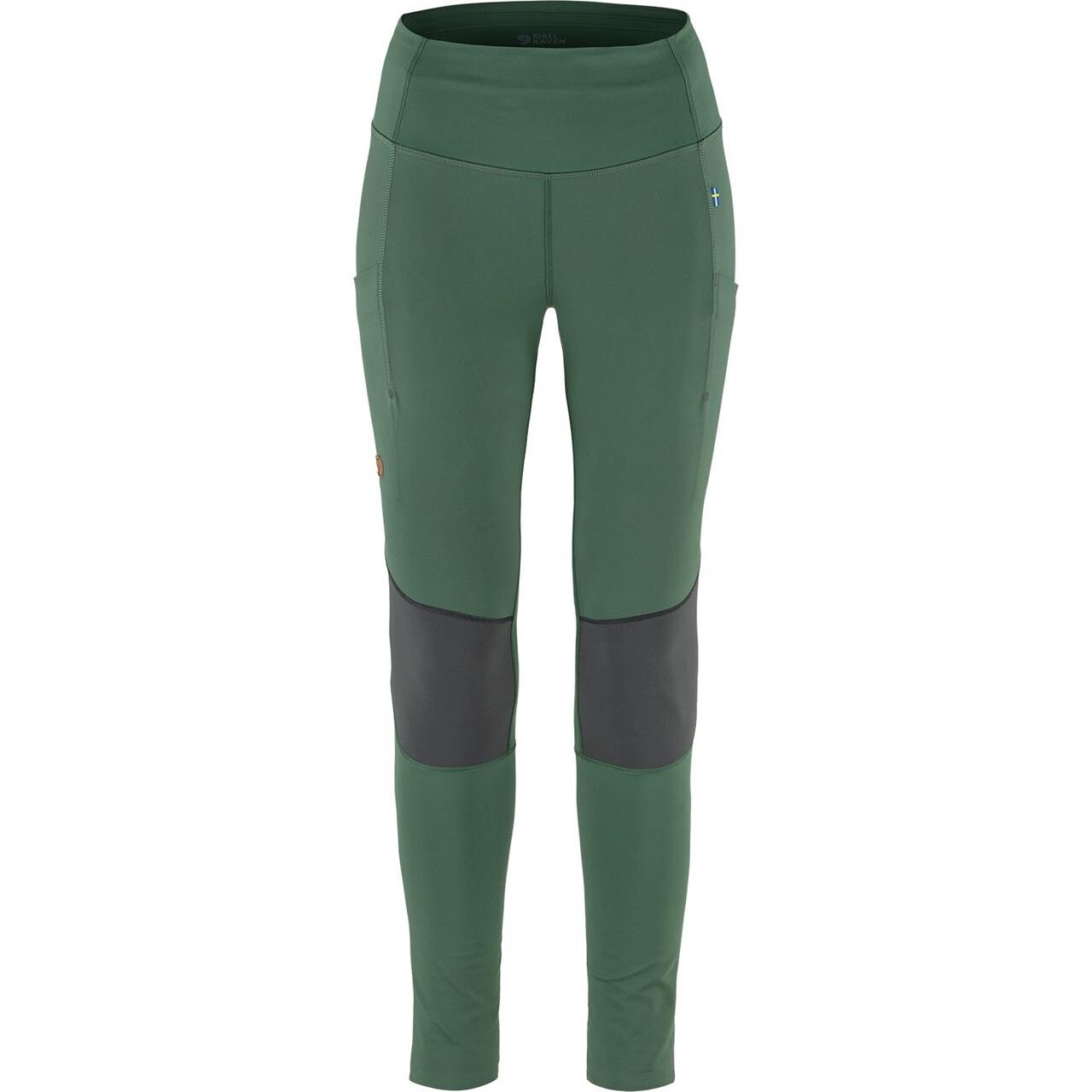 Fj? Llr? Ven Womens Abisko V? Rm Trekking Tights  Grøn  Deep Patina-iron Grey 679-048  Xx-large