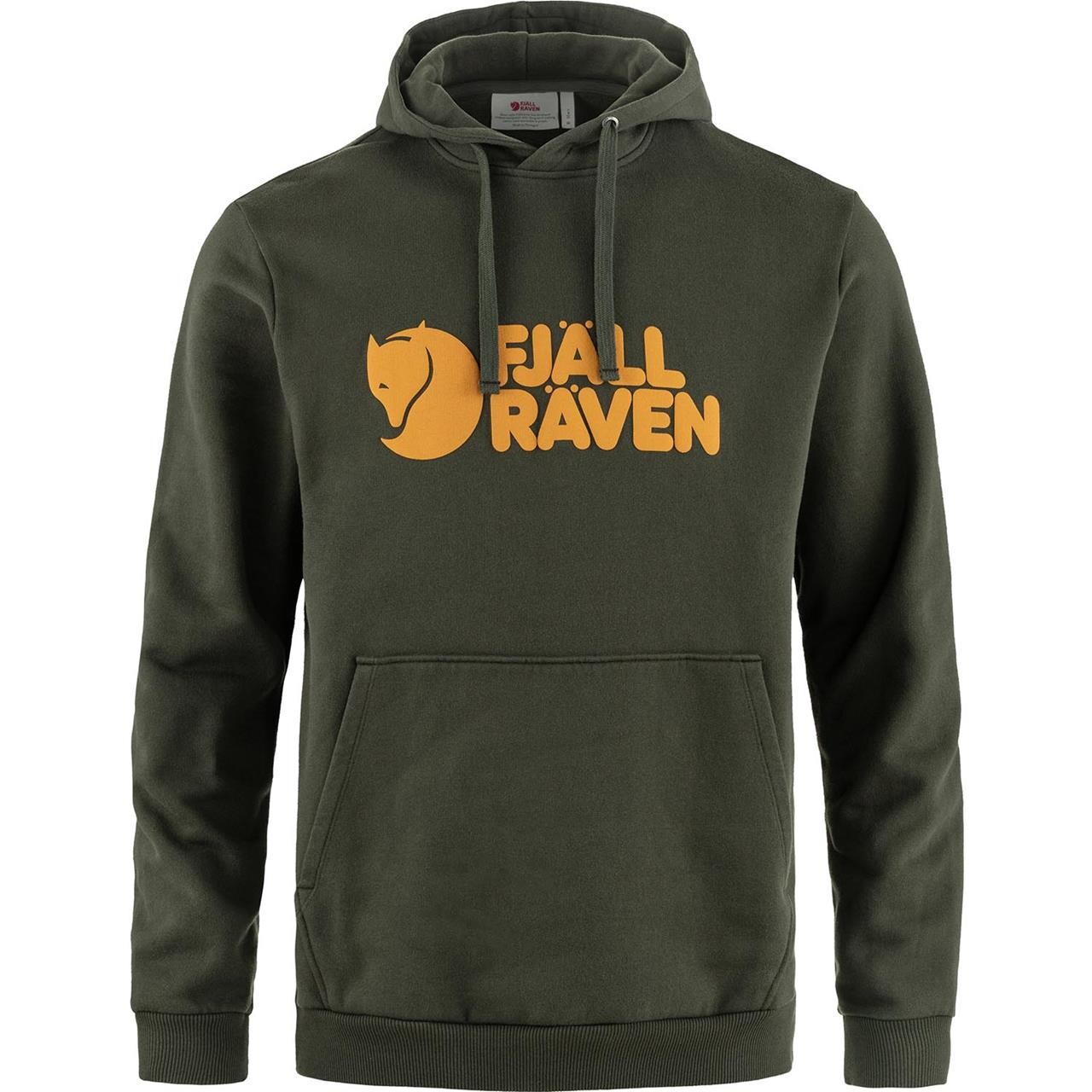 Fj? Llr? Ven Mens Fj? Llr? Ven Logo Hoodie  Grøn  Deep Forest 662  Small