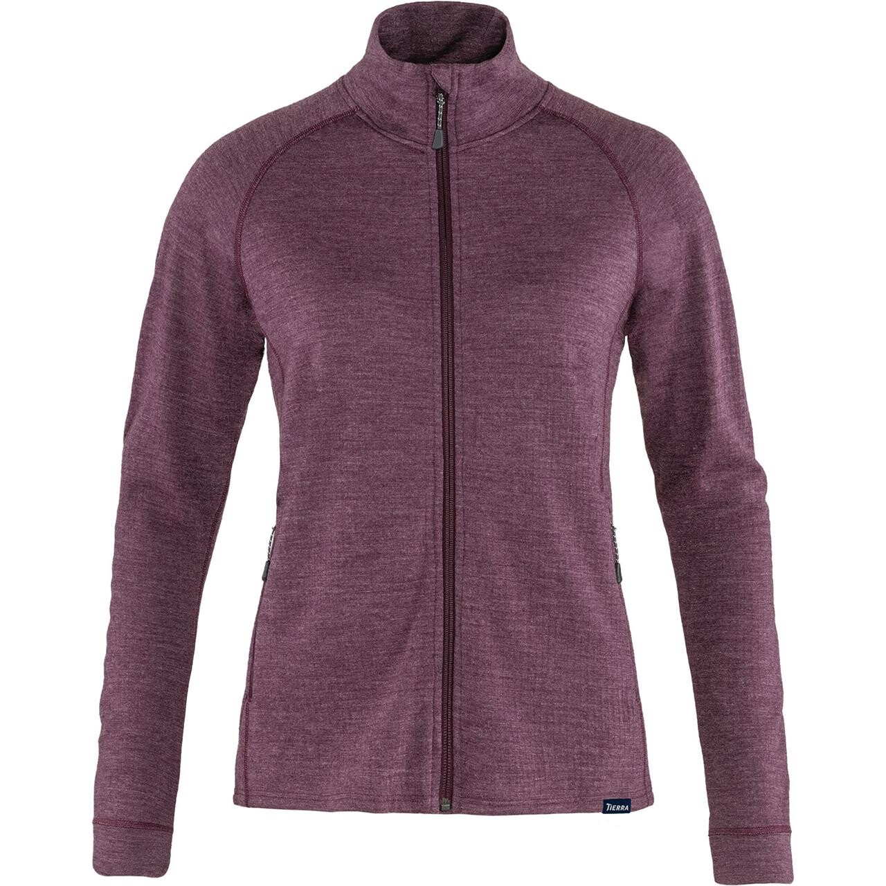 Tierra Womens Templet Midlayer Jacket  Lilla  Deep Purple  X-large