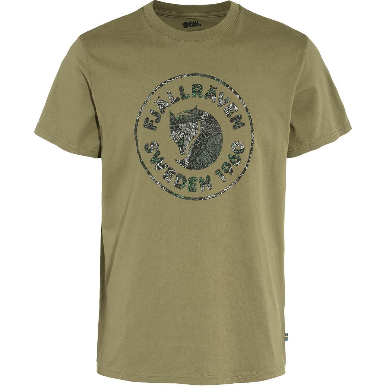 Fj? Llr? Ven Mens Kånken Art T-shirt  Grøn  Green 620  Large