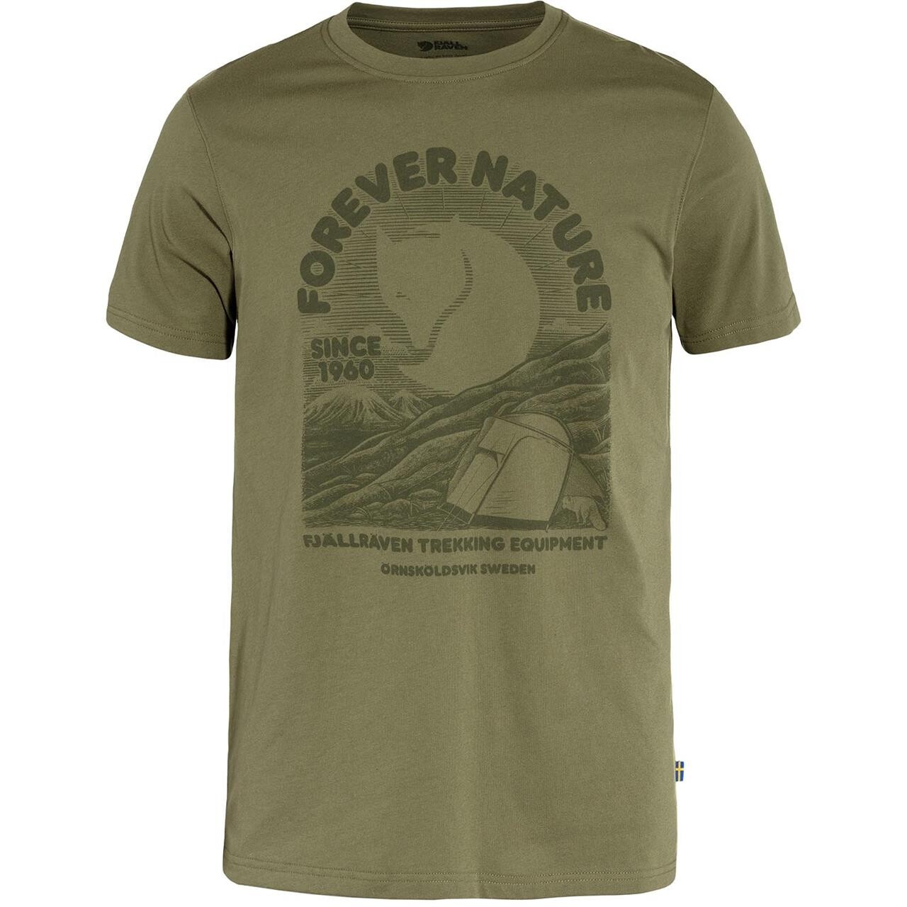Fj? Llr? Ven Mens Fj? Llr? Ven Equipment T-shirt  Grøn  Green 620  Xx-large