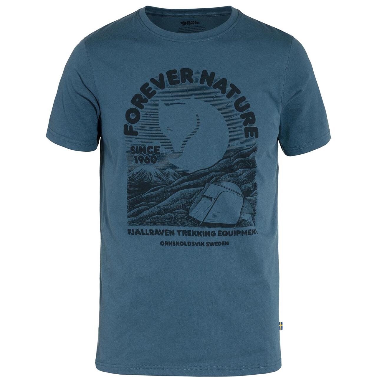Fj? Llr? Ven Mens Fj? Llr? Ven Equipment T-shirt  Blå  Indigo Blue 534  Xx-large