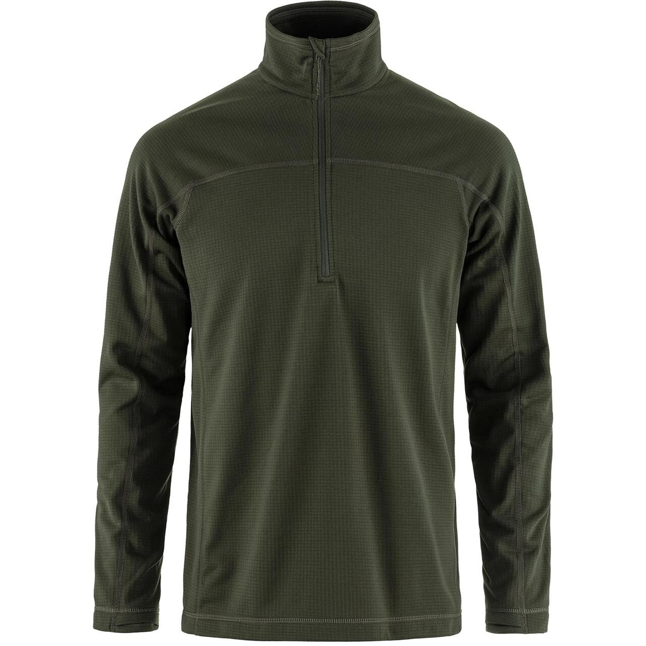 Fj? Llr? Ven Mens Abisko Lite Fleece Half Zip  Grøn  Deep Forest 662  X-large