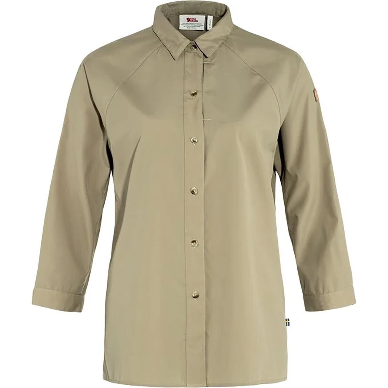 Fj? Llr? Ven Womens Abisko Hike Shirt S2023 Model  Beige  Sand Stone 195  Large