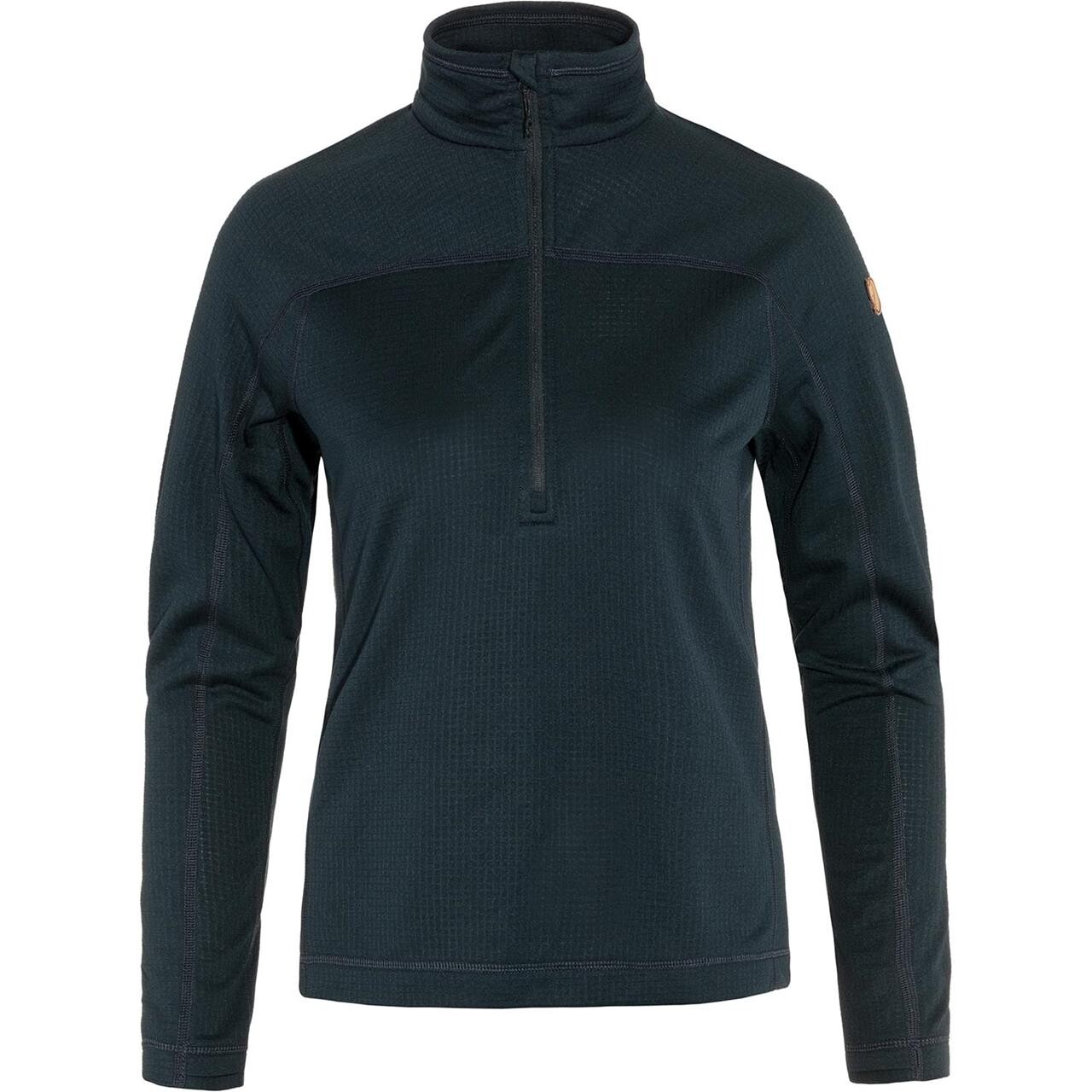 Fj? Llr? Ven Womens Abisko Lite Fleece Half Zip  Blå  Dark Navy 555  X-large