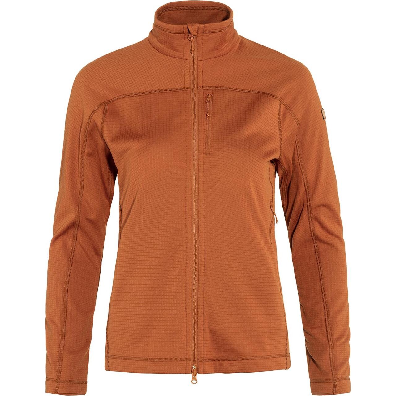 Fj? Llr? Ven Womens Abisko Lite Fleece Jacket  Brun  Terracotta Brown 243  X-large