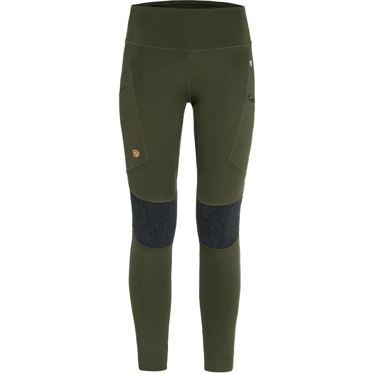 Fj? Llr? Ven Womens Abisko Trekking Tights Hd  Grøn  Deep Forest 662  X-large