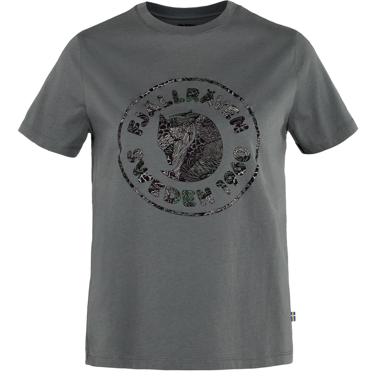 Fj? Llr? Ven Womens Kånken Art Logo Tee  Grå  Basalt 050  Medium