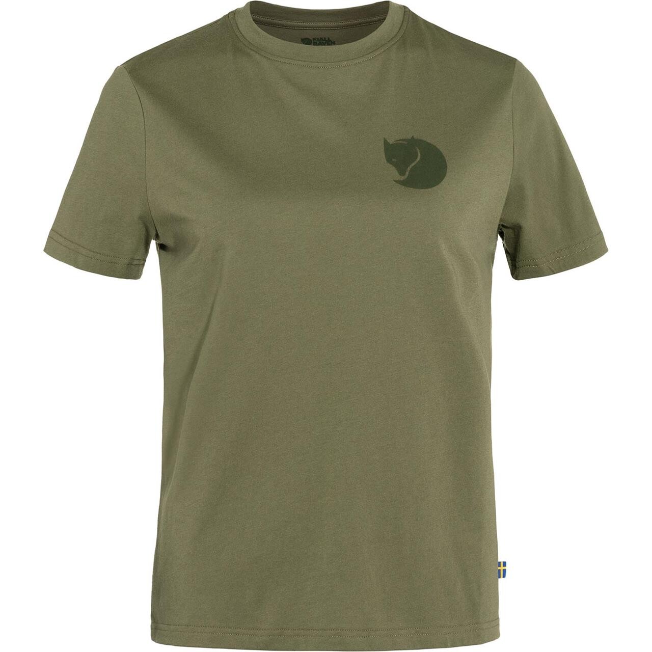 Fj? Llr? Ven Womens Fox Boxy Logo Tee  Grøn  Green 620  X-large