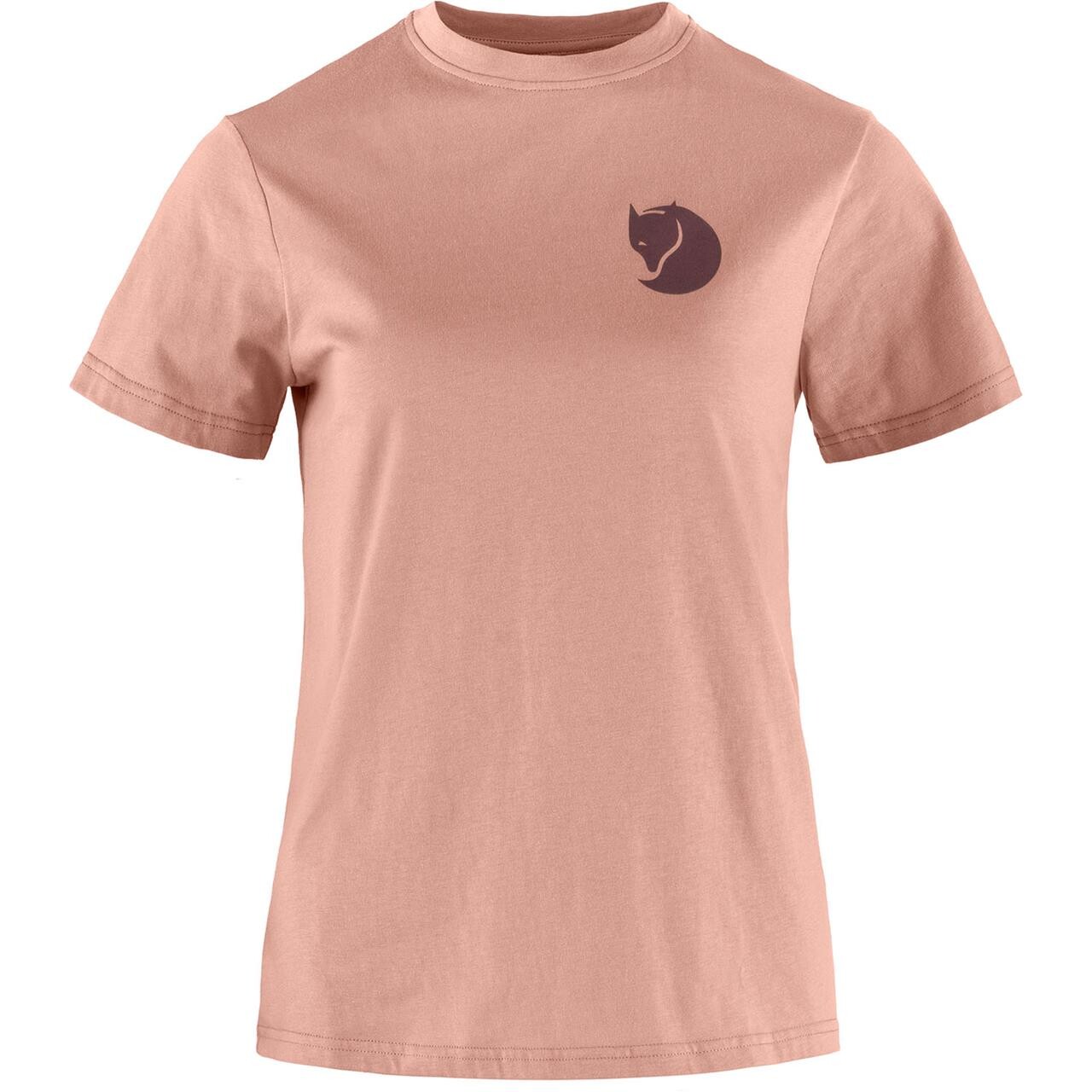 Fj? Llr? Ven Womens Fox Boxy Logo Tee  Lyserød  Dusty Rose 300  X-large