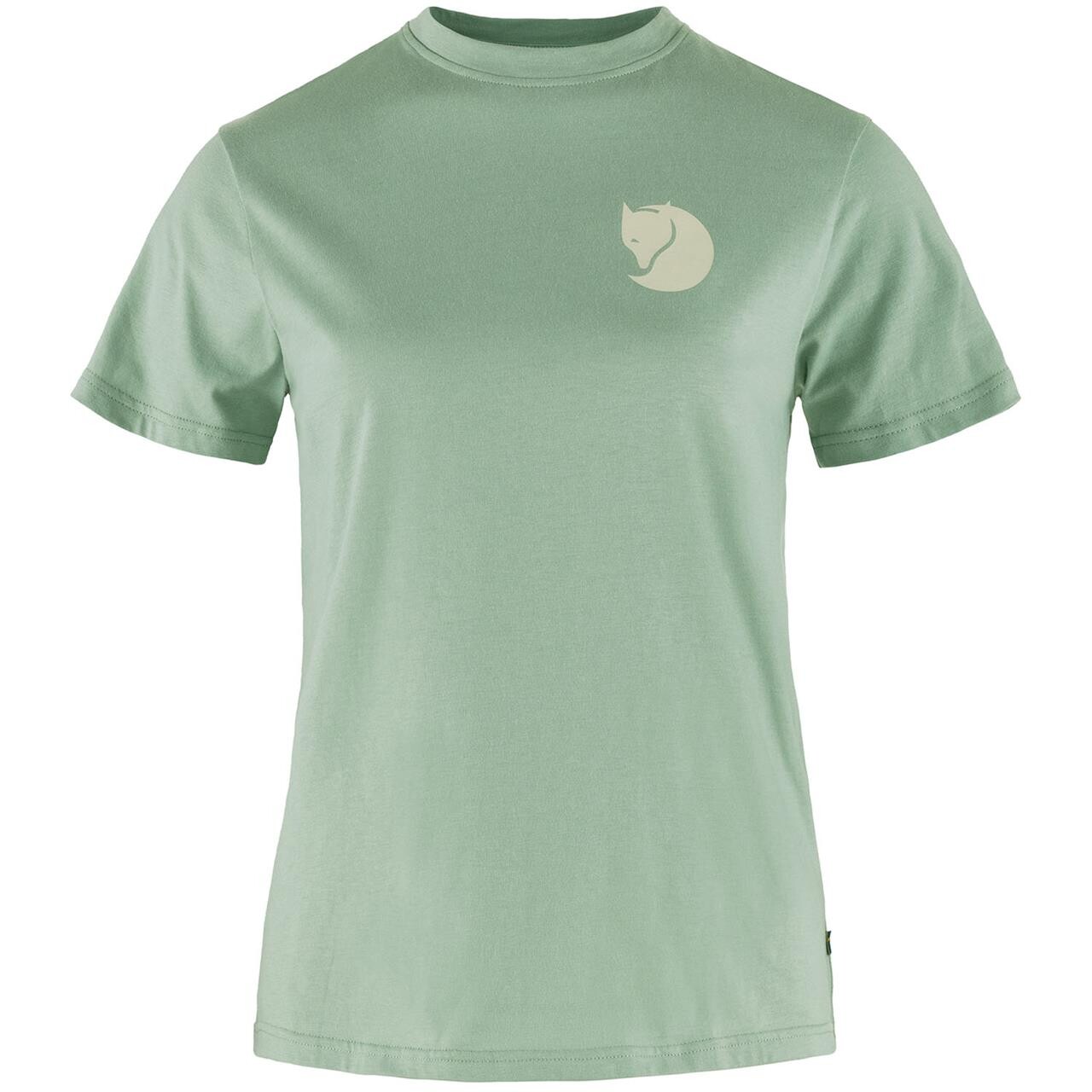 Fj? Llr? Ven Womens Fox Boxy Logo Tee  Grøn  Misty Green 674  Large