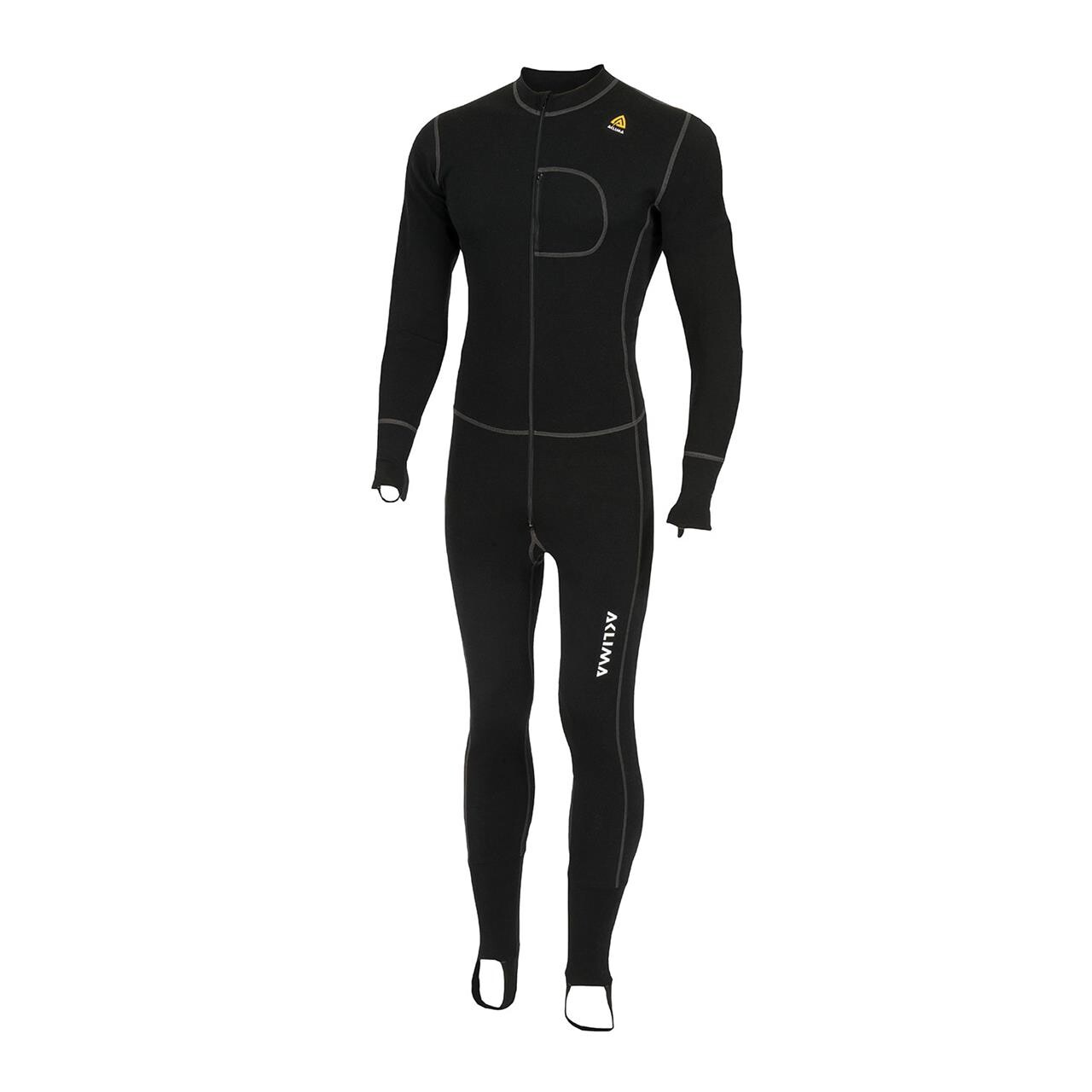 Aclima Warmwool Bodypiece  Sort  Jet Black  Xx-large