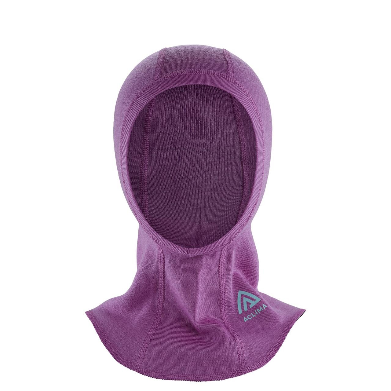 Aclima Kids Warmwool Balaclava  Lilla  Sunset Purple  Large