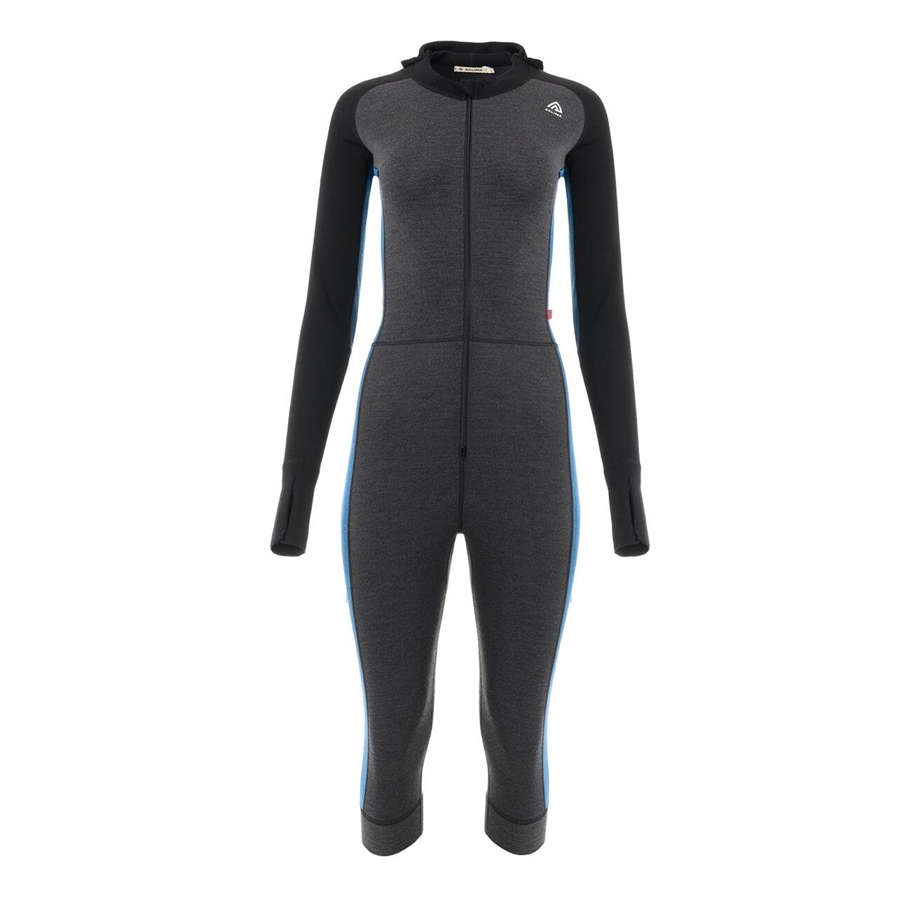 Aclima Womens Warmwool Overall 3 4  Grå  Marengo Jet Black Corsair  Xx-large