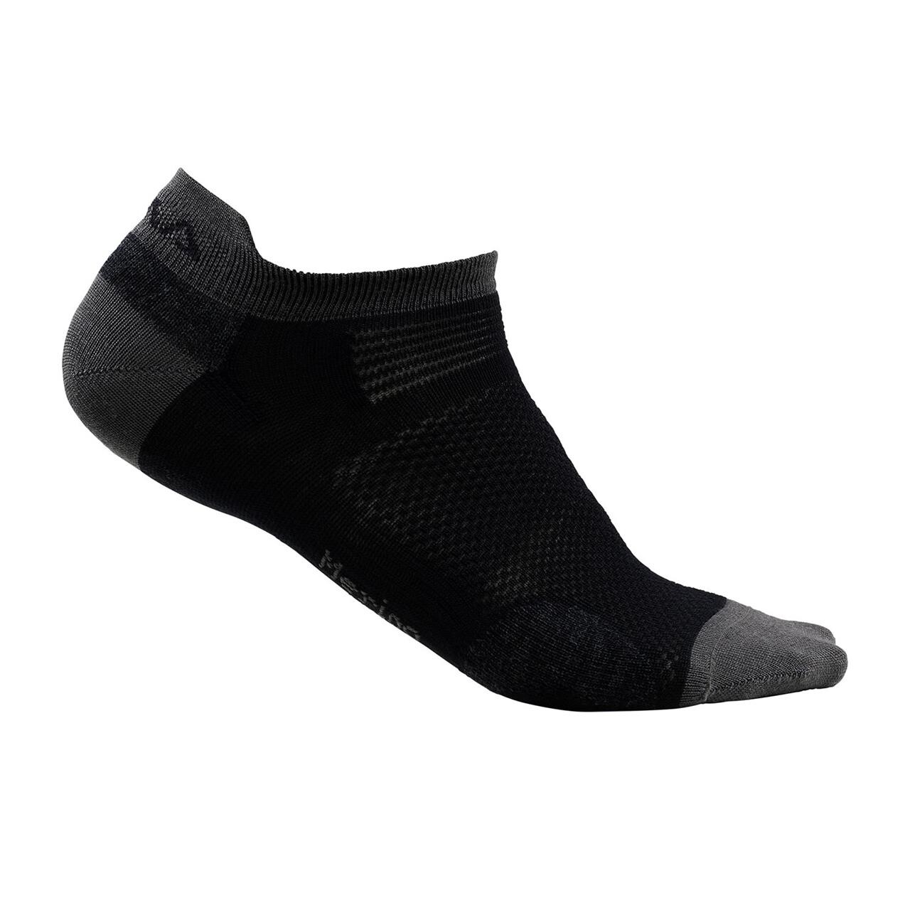 Aclima Ankle Socks  Grå  Iron Gate Jet Black  44-48