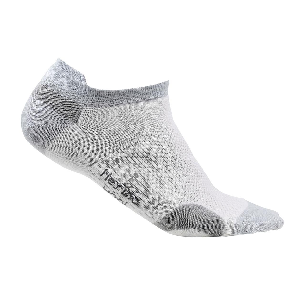 Aclima Ankle Socks  Hvid  White Grey  44-48