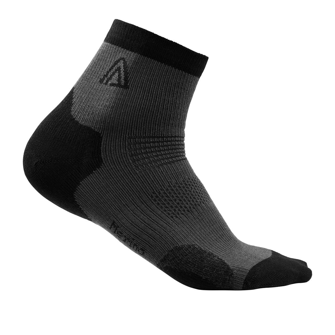 Aclima Running Socks  Grå  Iron Gate Jet Black  44-48
