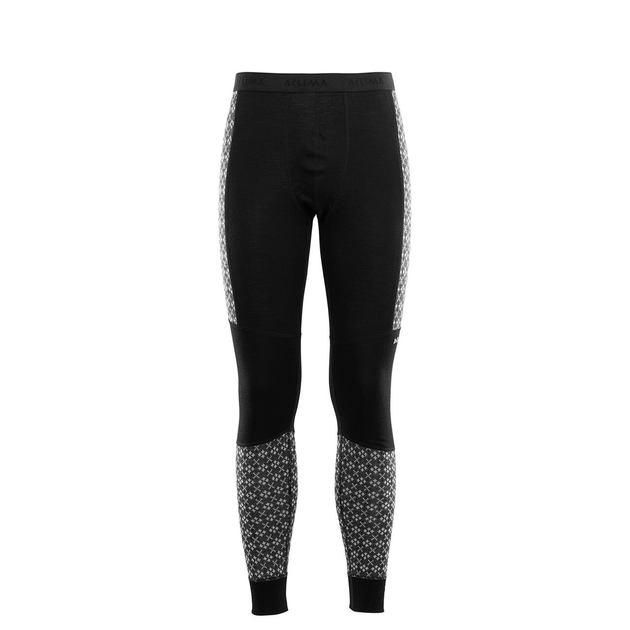 Aclima Mens Designwool Glitre Longs  Grå  Alm  Xx-large