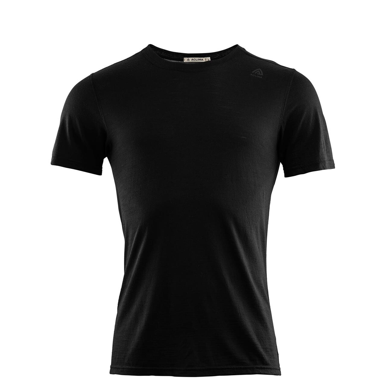 Aclima Mens Lightwool Undershirt Tee  Sort  Jet Black  Xxx-large