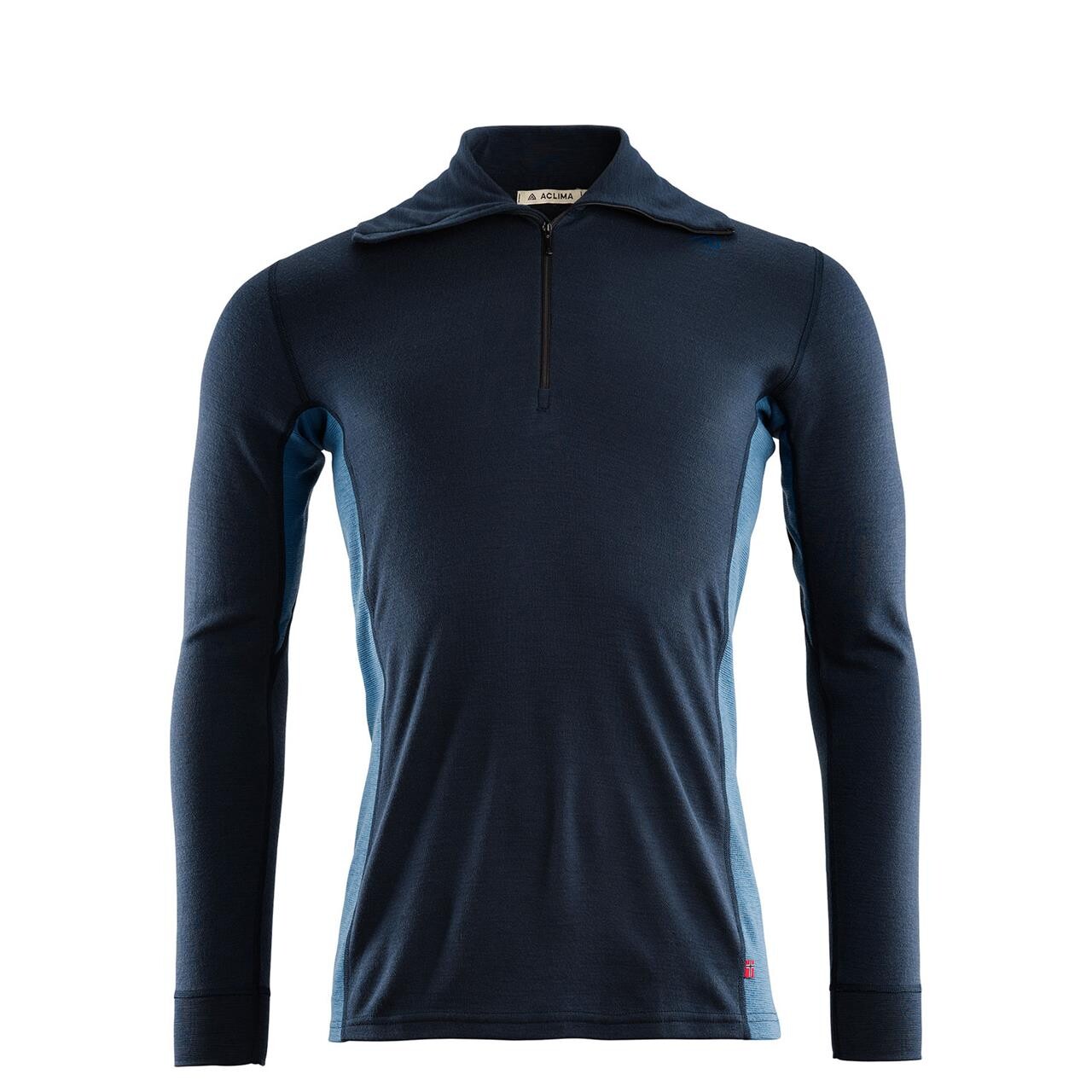 Aclima Mens Warmwool Polo  Blå  Corsair Marengo  Xx-large