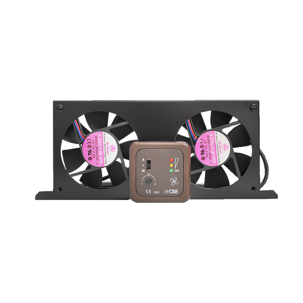 Køleskabsventilator Dobbelt Mcv2 - 12v  2 6w
