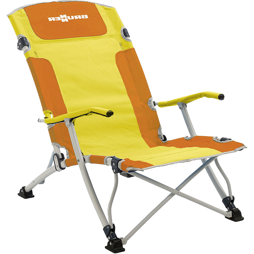 Brunner  Bula Xl  Strandstol Bula Xl - Gul Orange