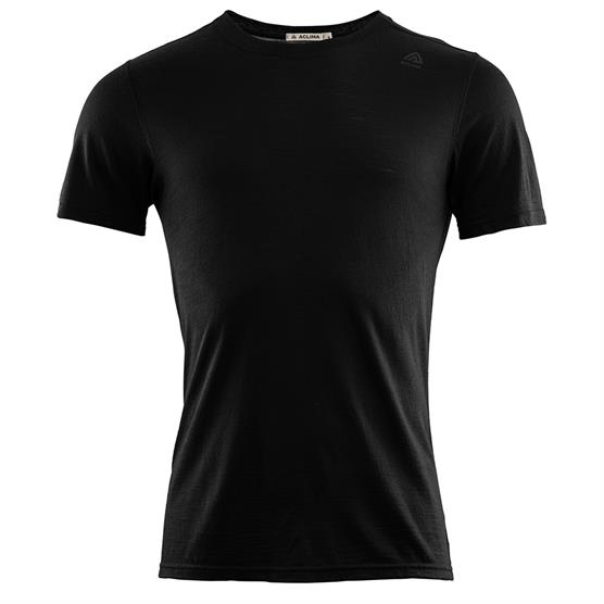 Aclima Lightwool Undershirt Tee Mens  Jet Black