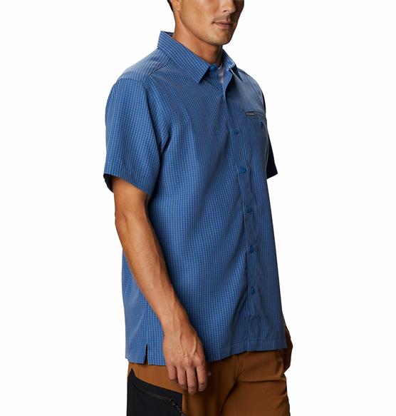 Columbia Lakeside Trail S S Ii Mens  Bright Indigo Wind