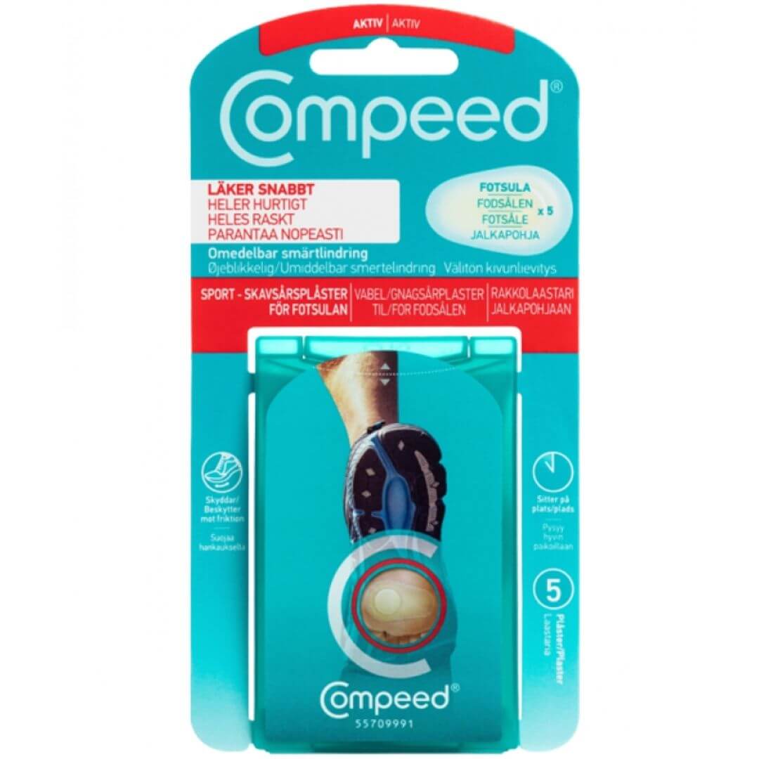 Vablelplaster - Vabler Under Foden 5 Stk - Compeed