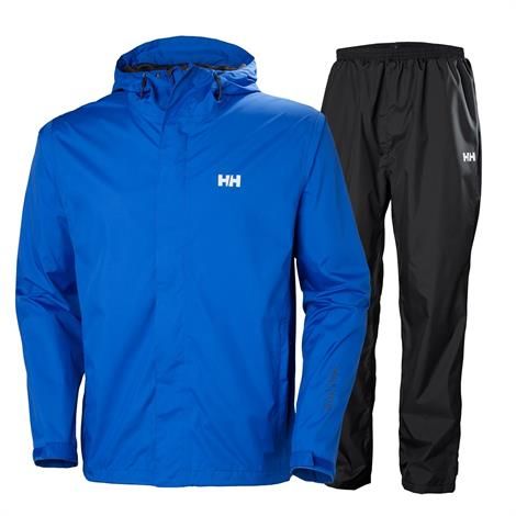 Helly Hansen Mens Portland Rain Set  Olympian Blue