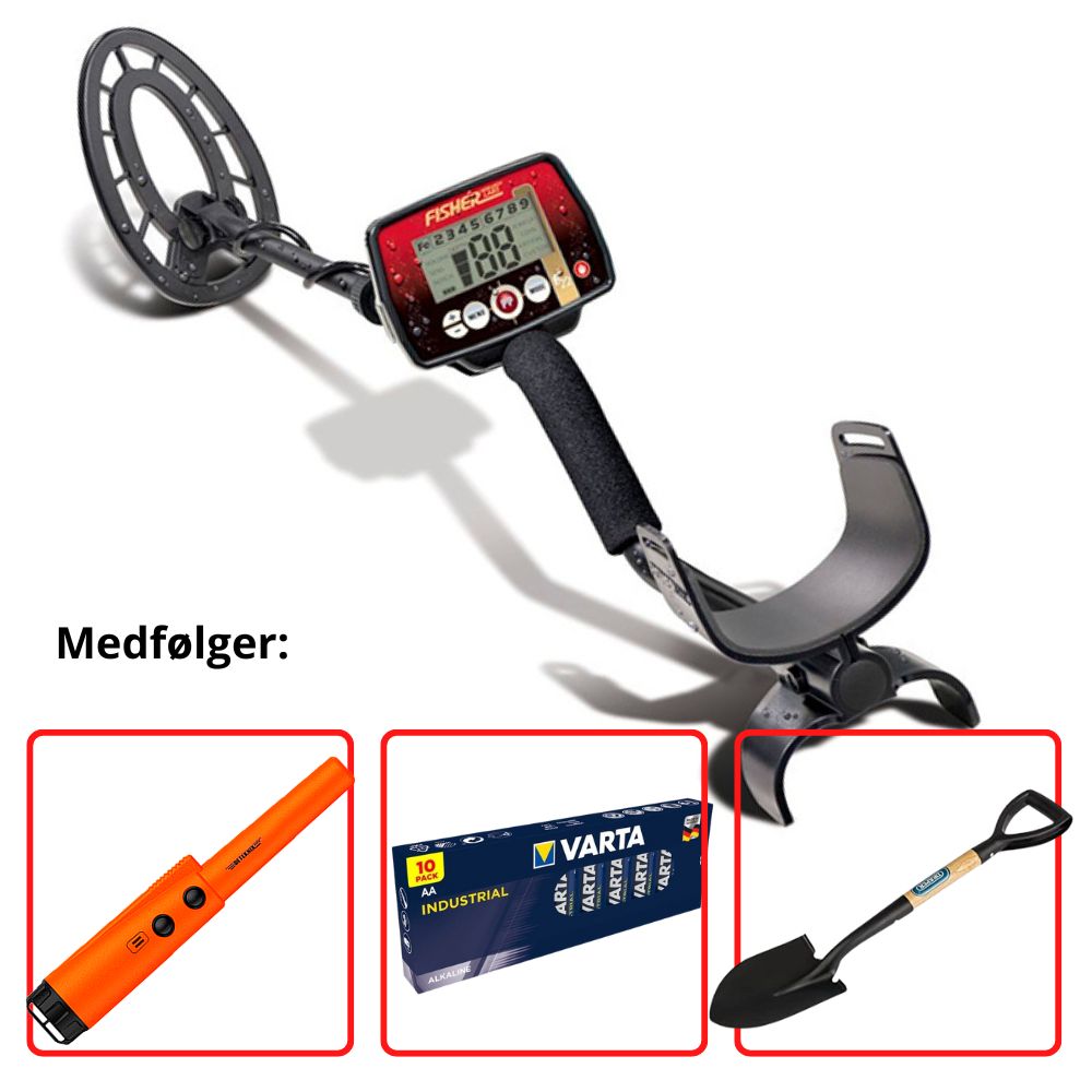 Fisher F22 Metaldetektor    All You Need  - Pakke