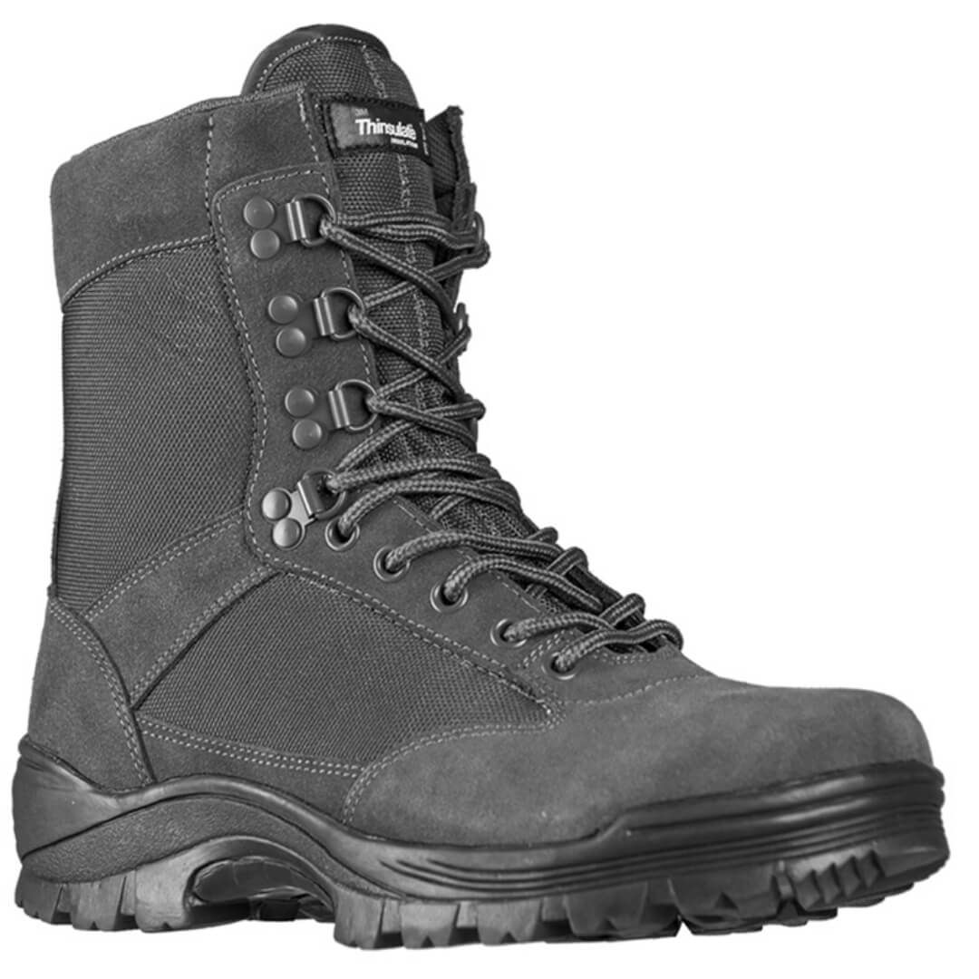 Vandrestøvler Med Lynlås - Mil-tec Tactical Boot - Grå
