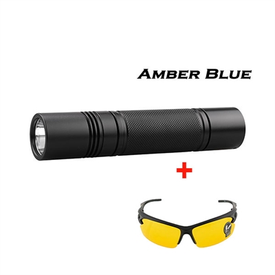 Amber Blue Ravlygte