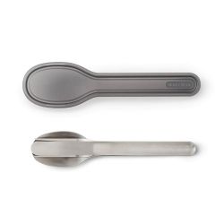 Black   Blum Cutlery Set - Silver - Bestik