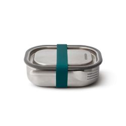Black   Blum Stainless Steel Lunch Box Small - Ocean - Str  600ml - Madkasse