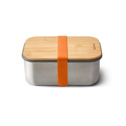 Black   Blum Stainless Steel Sandwich Box Large - Orange - Str  1250ml - Madkasse