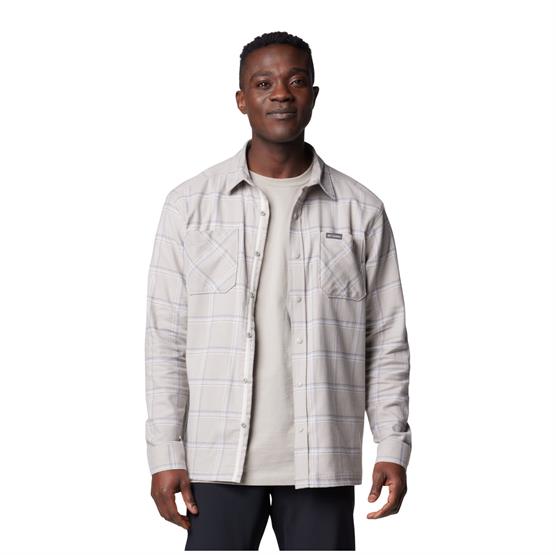 Columbia Landroamer Woven Ls Shirt Mens  Flint Grey