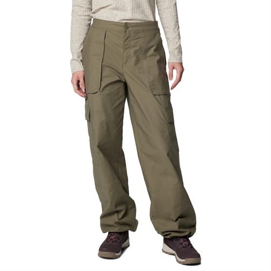 Columbia Brea Falls Cotton Ripstop Pant Womens  Stone Green