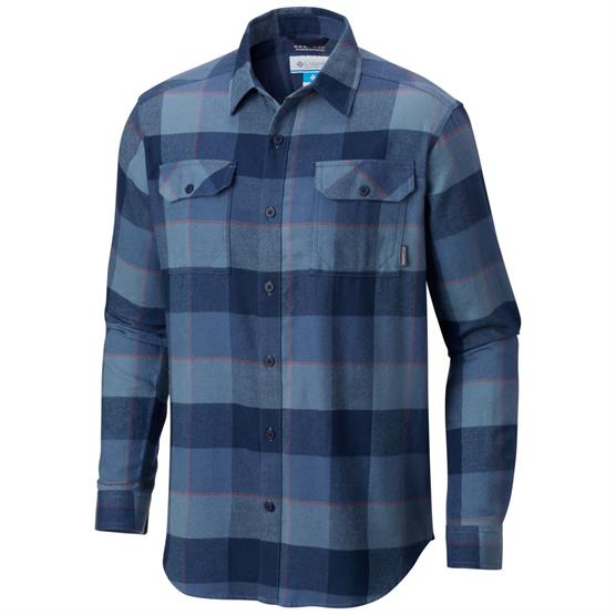 Columbia Flare Gun Flannel Iii L S Mens  Dark Mountain Plaid